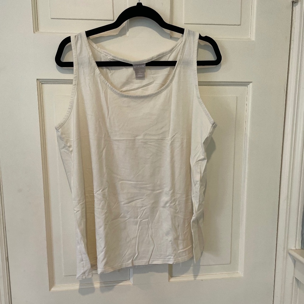 Chico's Cotton Shell Cream